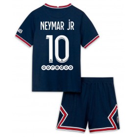 Paris Saint Germain Neymar Jr 10 Bambino Maglia Prima 2021/2022 Manica Corta (+ Pantaloncini)